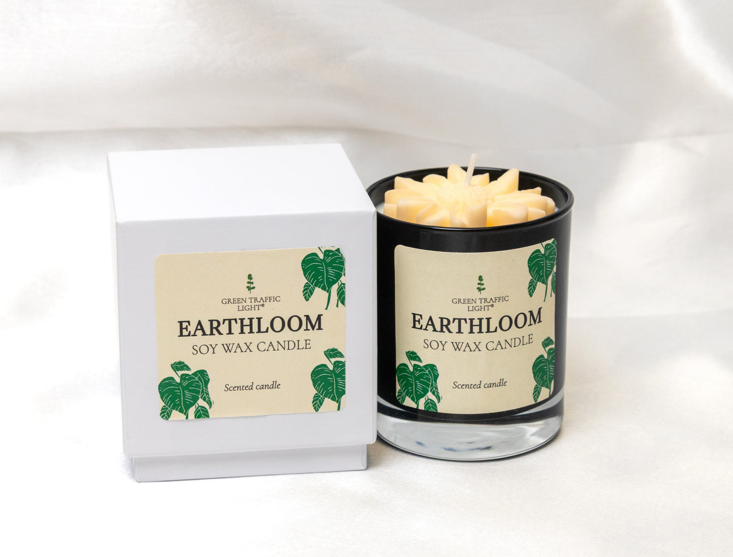🌼EARTHLOOM Vanilla Daisy Flower Candle