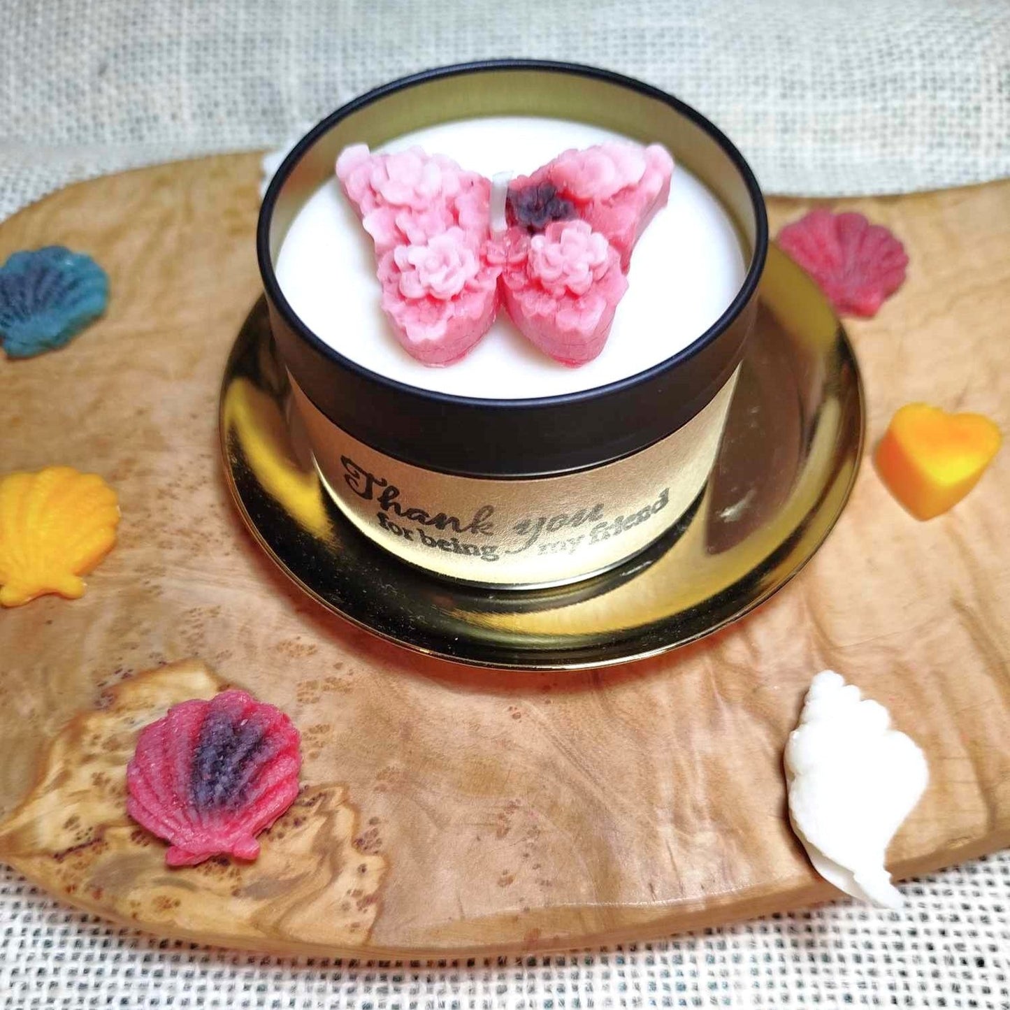 🦋 Butterfly Candle