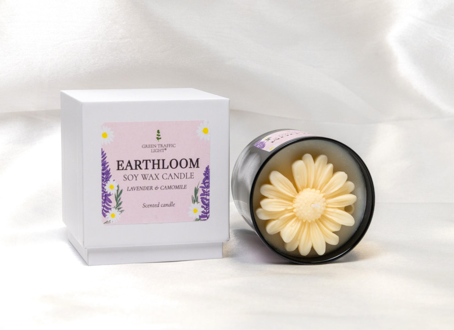 🌼EARTHLOOM Daisy Flower Candle