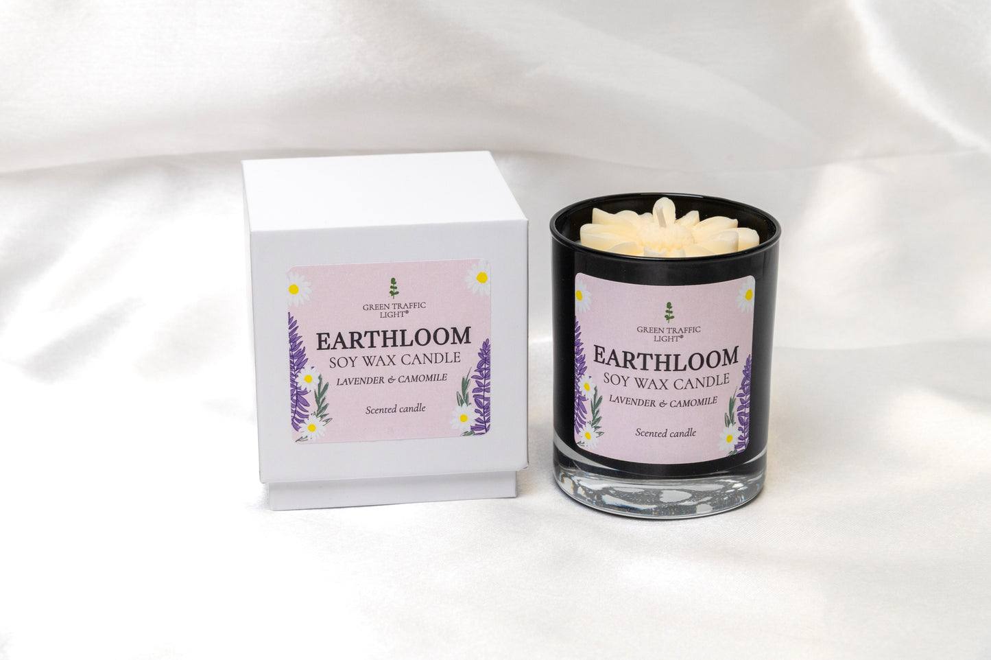 🌼EARTHLOOM Daisy Flower Candle